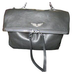 Zadig & Voltaire Rock French leather crossbody Handbag HUGE 5 compartments